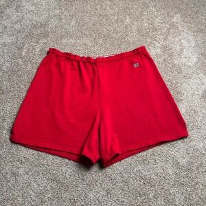 RED VINTAGE MADE IN USA RUSSELL ATHLETIC SWEAT SHORTS